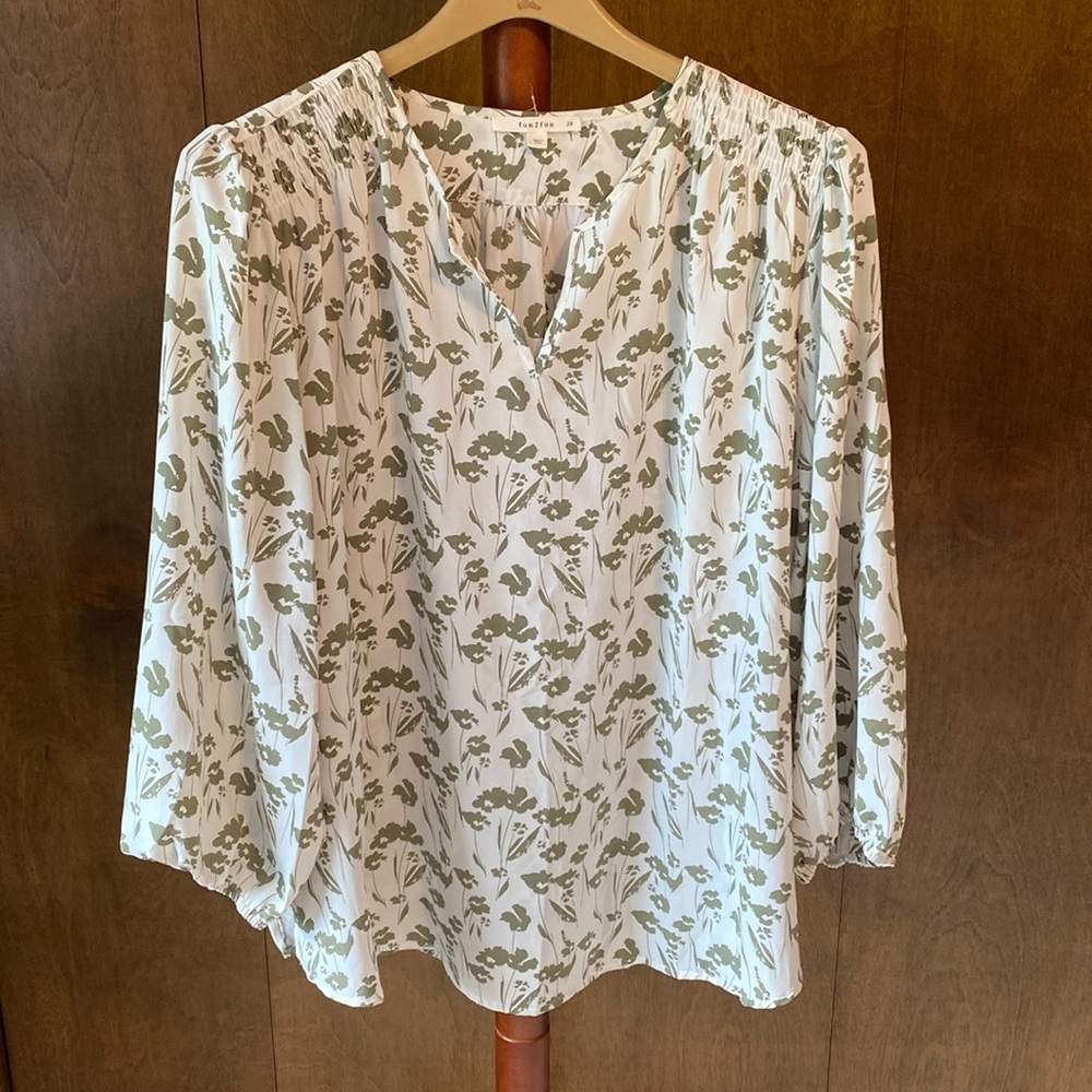 3/4 sleeve blouse